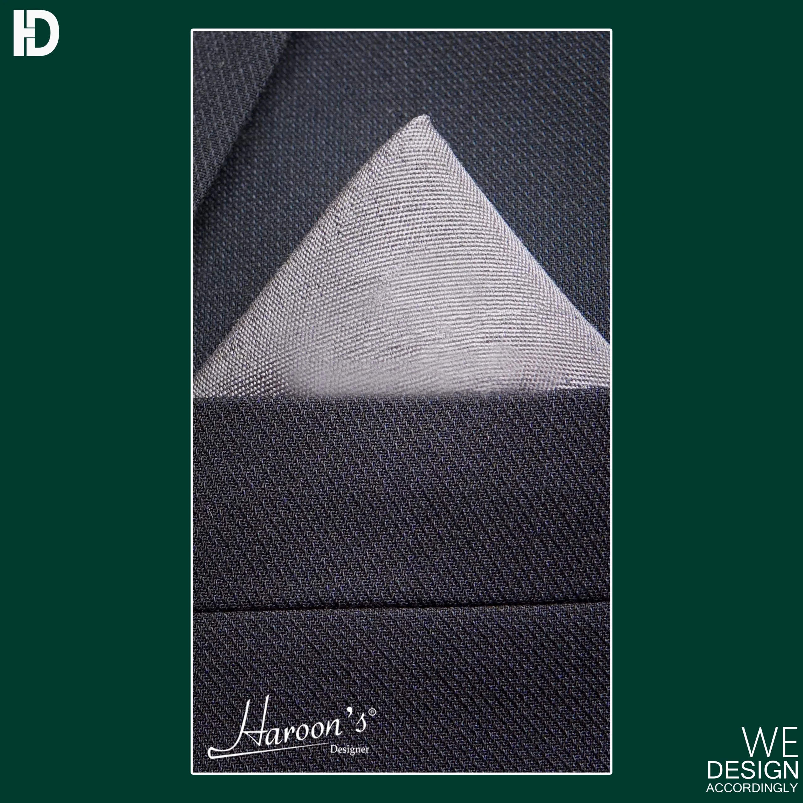 Grey Lavender Pocket Square