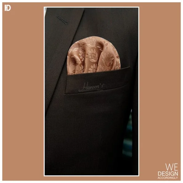 Caramel Brown Pocket Square