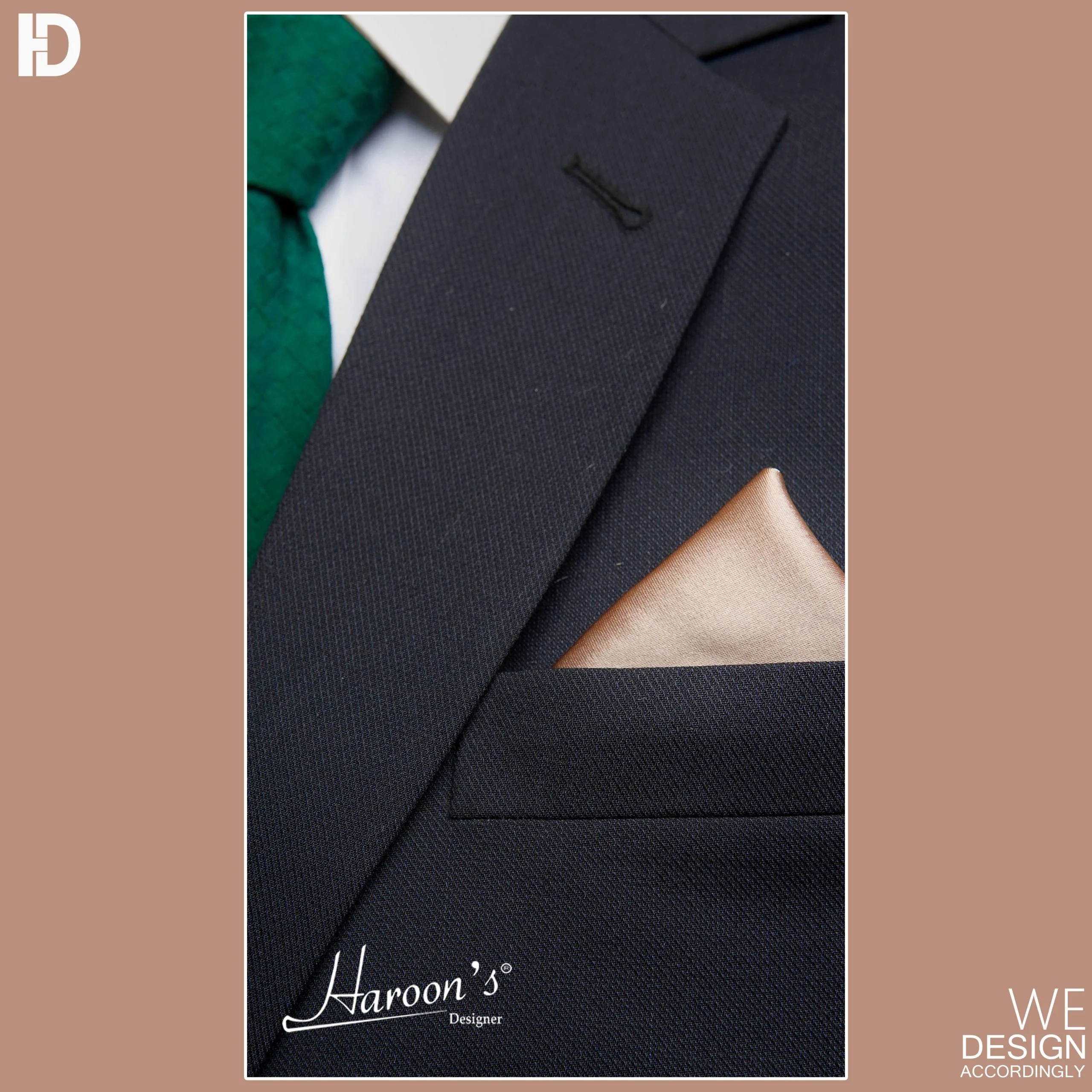 Champagne Shimmer Pocket Square