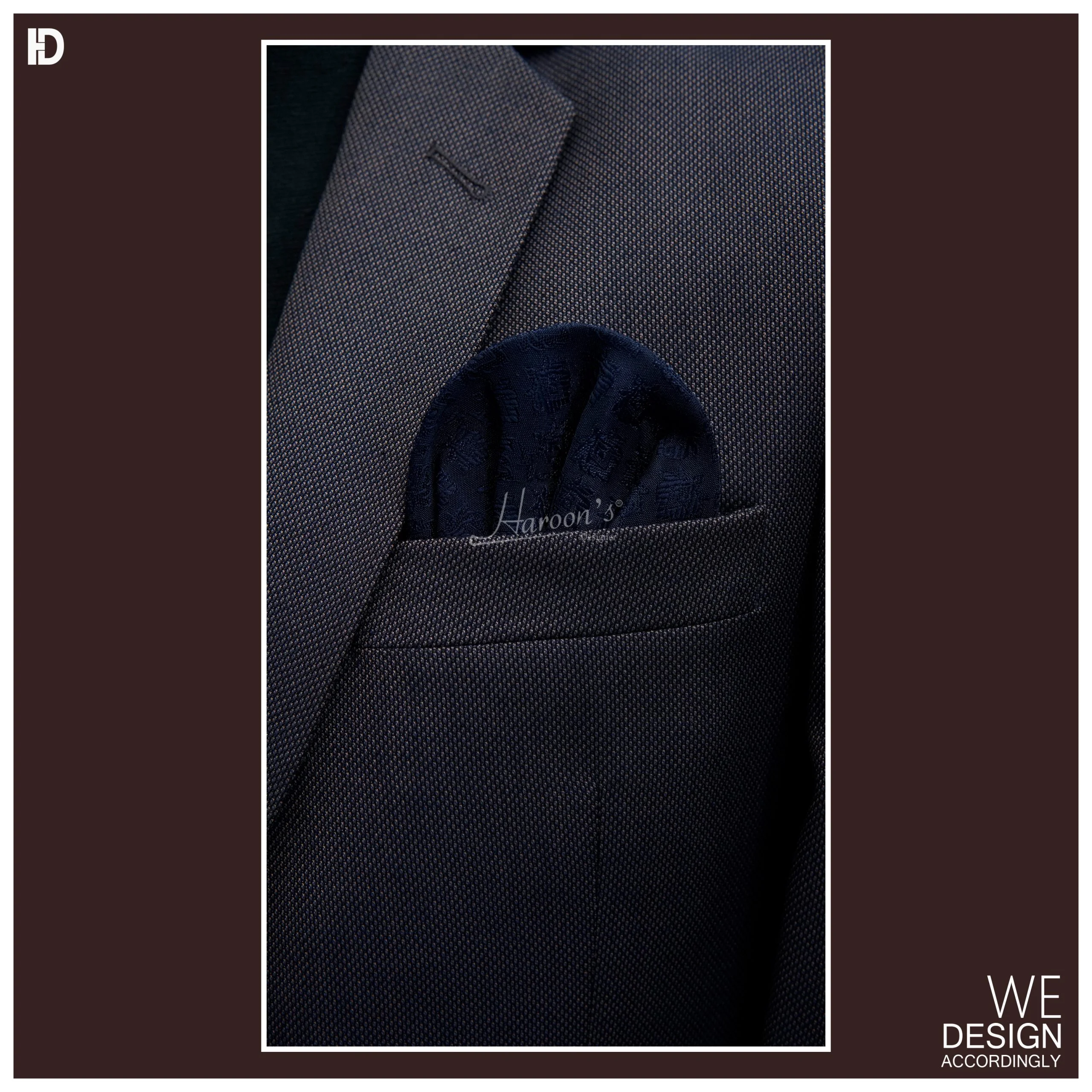 Midnight Blue Pocket Square